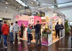 Busy at the Garden Girls booth.